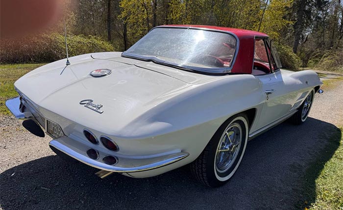 Corvettes for Sale: Original 340-hp 1963 Corvette Convertible with Two Tops