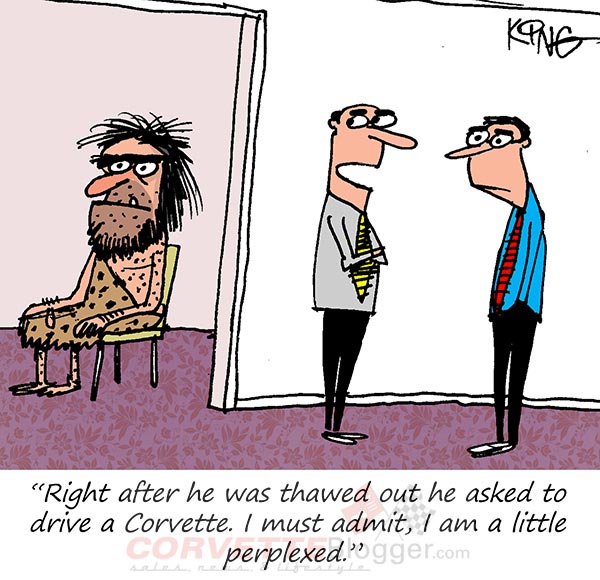 Saturday Morning Corvette Comic: The Evolution of Man