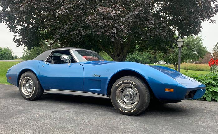 Corvettes for Sale: 1975 Corvette Convertible on Craigslist