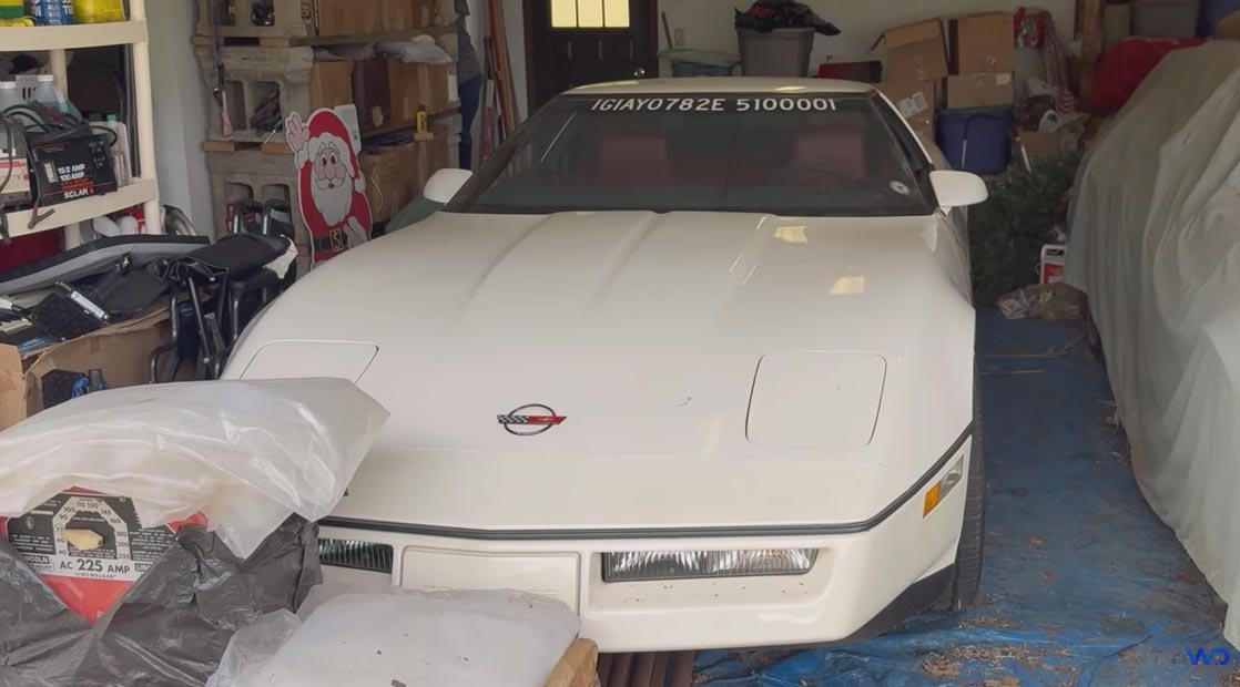 [VIDEO] The First 1984 Corvette VIN 001 with 277 Original Miles Gets its First Wash in Years