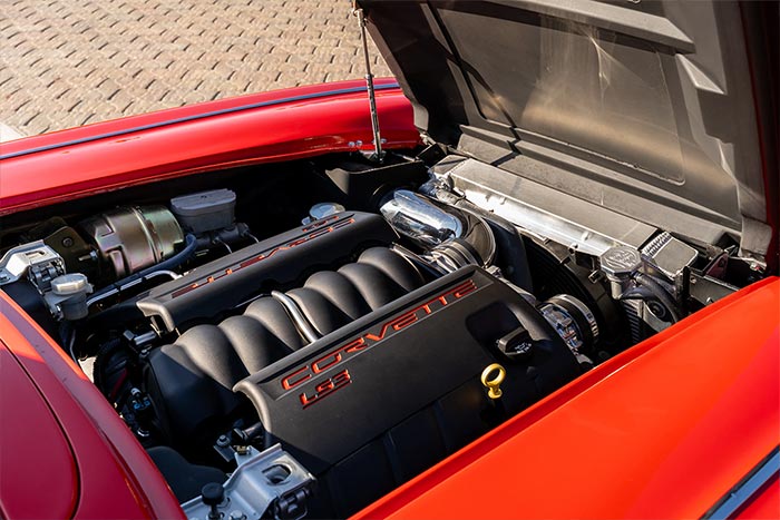 Corvettes for Sale: 1959 Corvette with an LS3 and a 6-Speed Offered on BaT border=