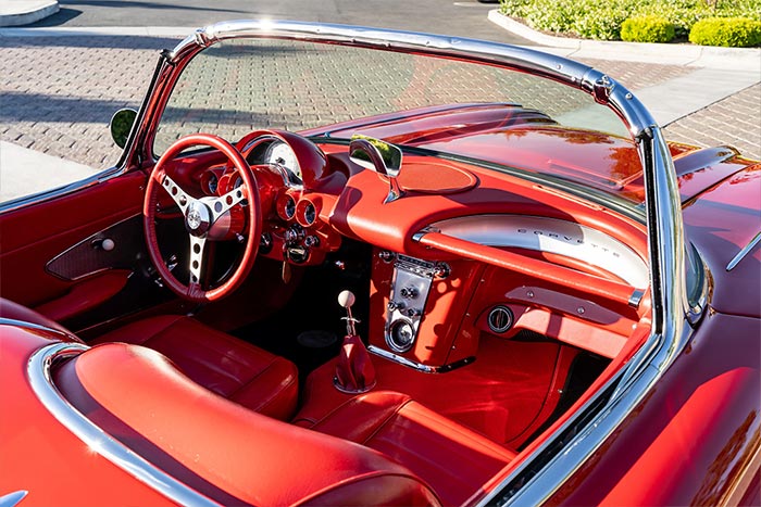 Corvettes for Sale: 1959 Corvette with an LS3 and a 6-Speed Offered on BaT border=