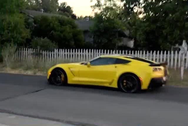 [VIDEO] Driver of a Stolen C7 Corvette in California Arrested After 12 Minute Chase