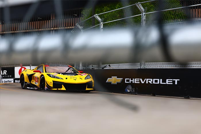 Corvette Racing at Detroit: Red Flag Cuts Pole Push Short