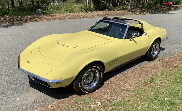 Corvettes for Sale: 23K-Mile 1968 Corvette with an L71 427/435 V8 on BaT
