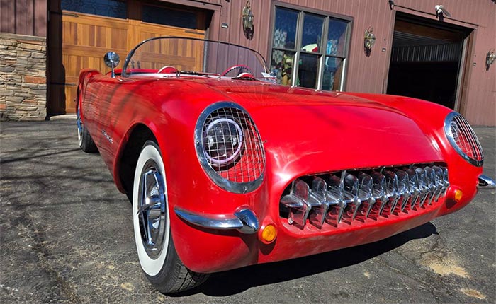 Corvettes for Sale: 'Tribute' 1953 Corvette with 350-HP Crate Motor on Craigslist