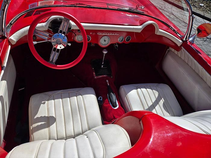 Corvettes for Sale: 'Tribute' 1953 Corvette with 350-HP Crate Motor on Craigslist