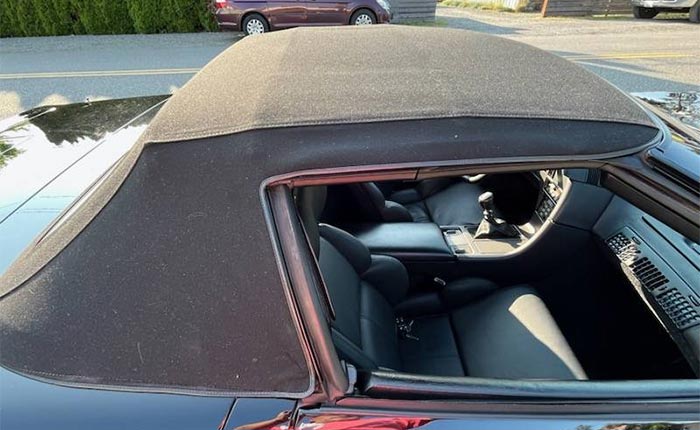 Corvettes for Sale: Triple Black 1990 Corvette Convertible with 31K Original Miles