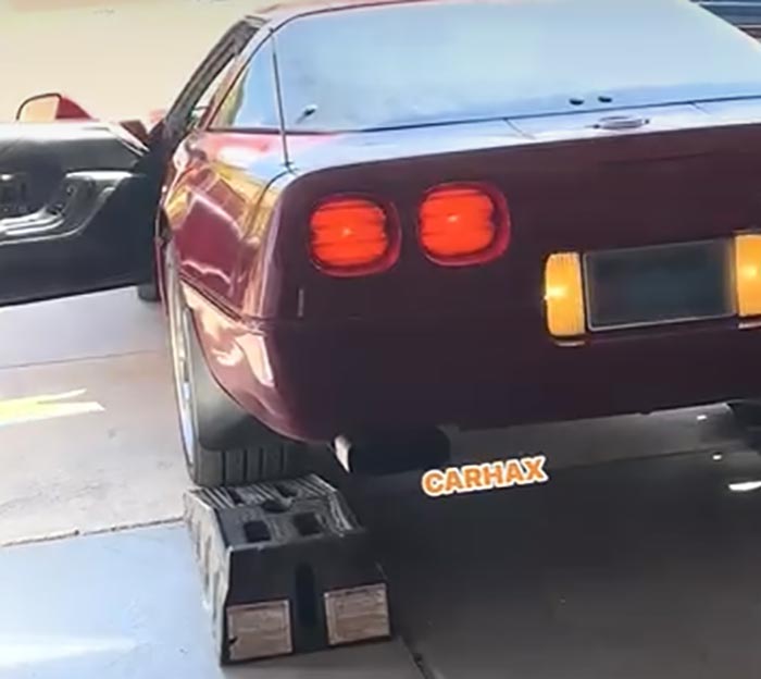 [VIDEO] C4 Corvette Has Some Trouble Getting Ramped Up