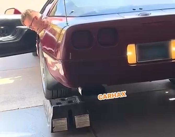 [VIDEO] C4 Corvette Has Some Trouble Getting Ramped Up