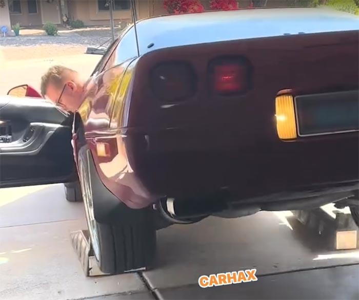 [VIDEO] C4 Corvette Has Some Trouble Getting Ramped Up