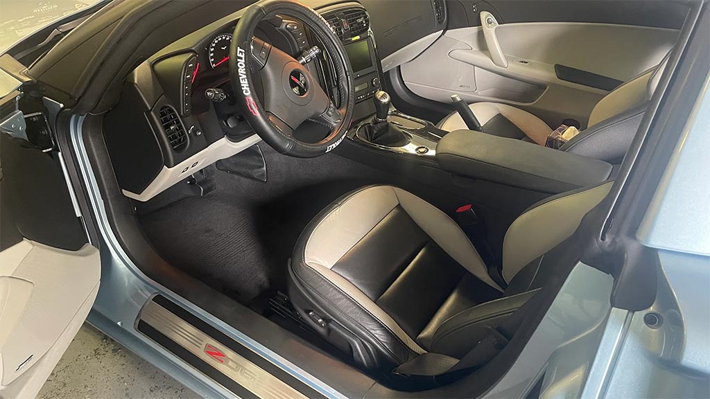 Corvettes for Sale: 8k-Mile 2012 Corvette Z06 in Super Rare Carlisle Blue