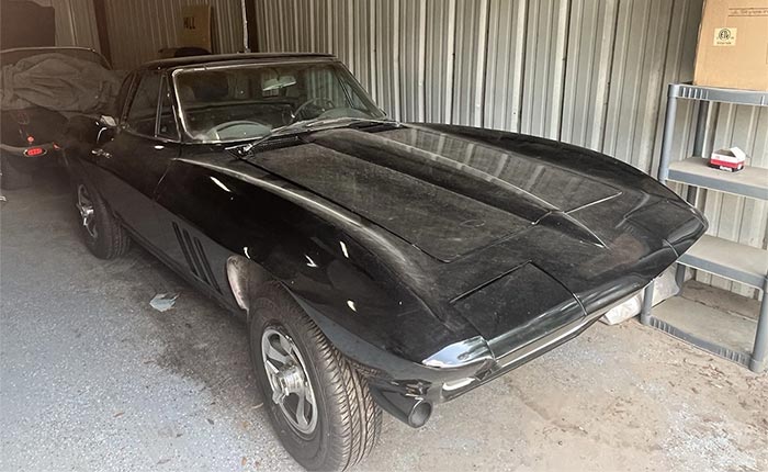 Corvettes for Sale: Stalled 1965 Corvette Convertible Project on eBay