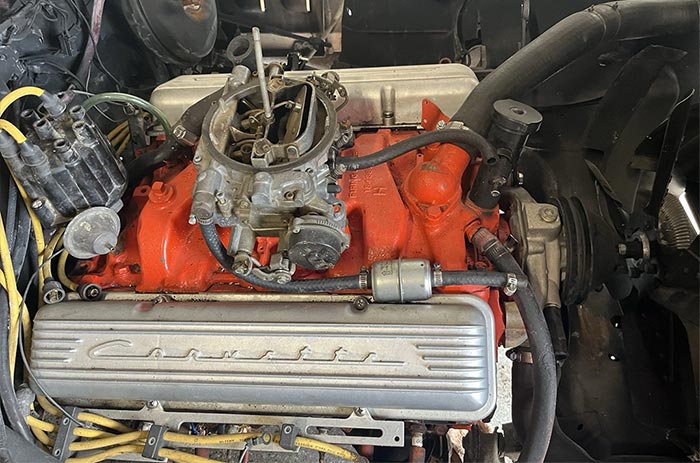 Corvettes for Sale: Stalled 1965 Corvette Convertible Project on eBay