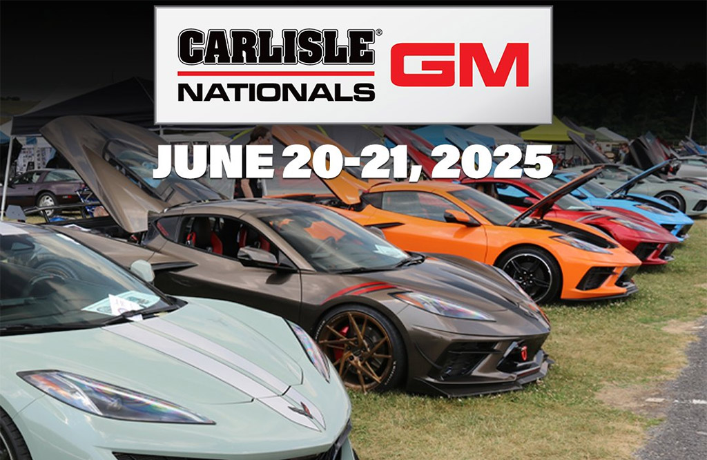 Corvettes for Chip at the Carlisle GM Nationals this Friday and Saturday Is Like Attending Two Shows in One