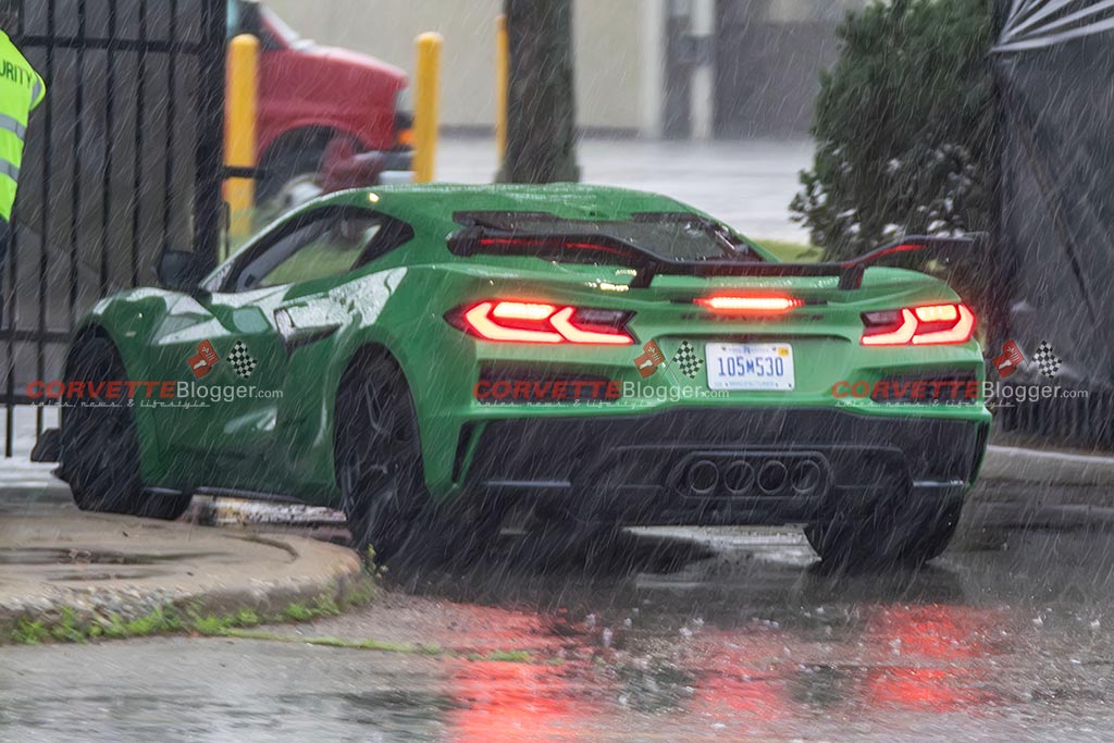 Roswell Green Corvette Z06