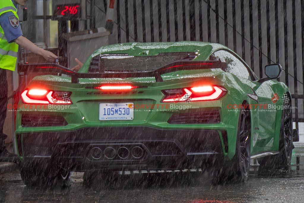 Roswell Green Corvette Z06