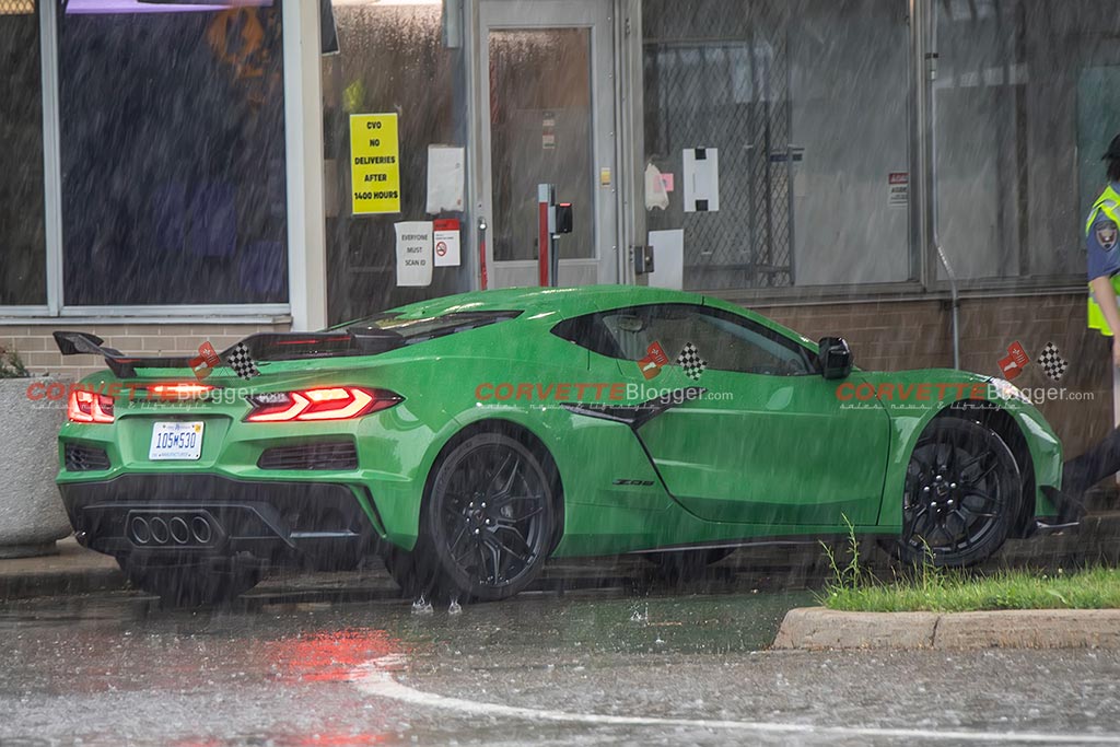 Roswell Green Corvette Z06