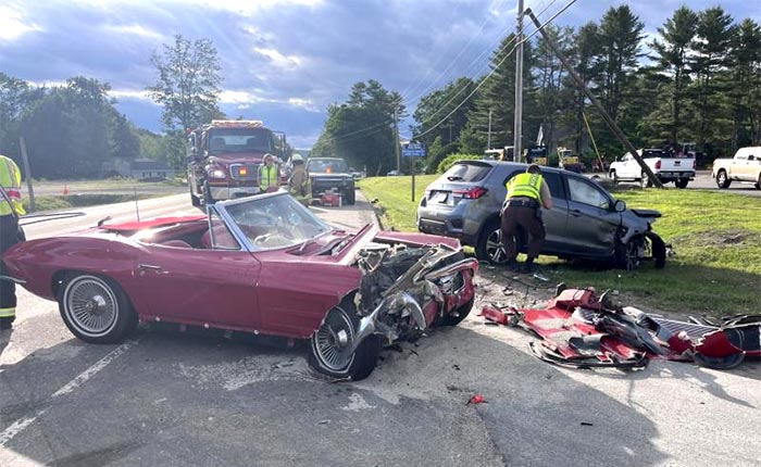 [ACCIDENT] Classic Midyear Corvette Struck Nearly Head-On in Maine