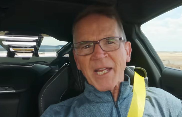 Randy Pobst Downloads on the New 2025 Corvette ZR1