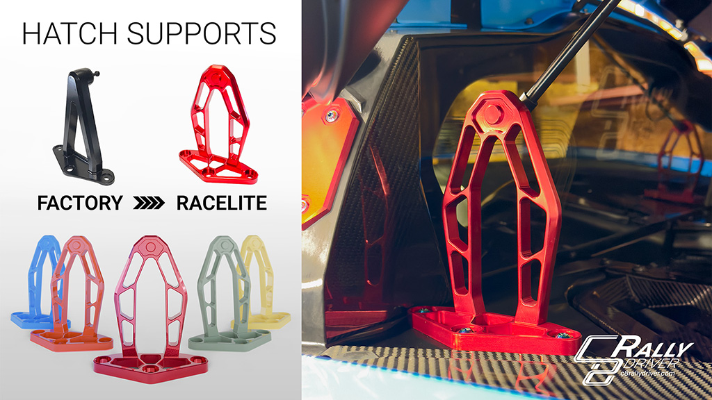 Corvette C8 RaceLite Hatch Support Brackets