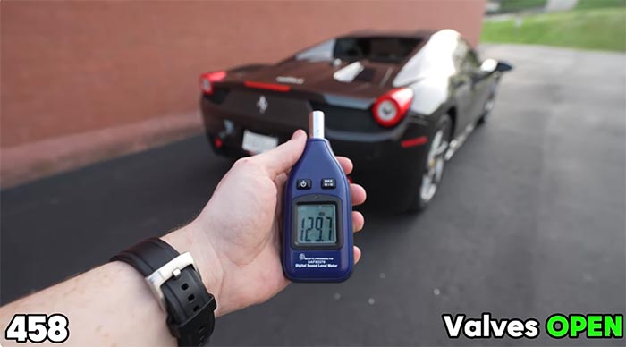 [VIDEO] Battle of the Flat-Planes! Valvetronic Uncorks its C8 Corvette Z06 and Ferrari 458 Exhausts in 16-Cylinder Symphony