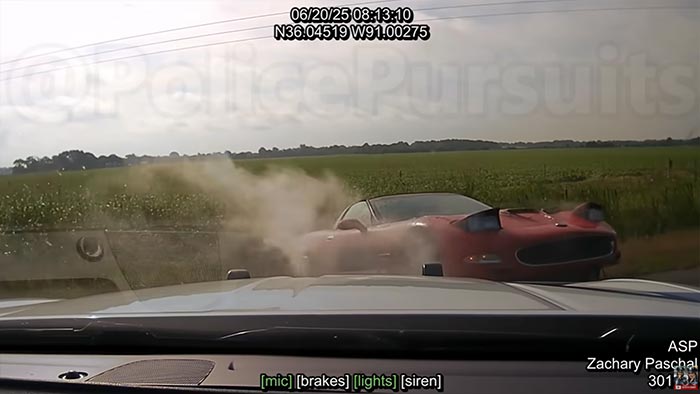 [VIDEO] Arkansas Trooper Uses Pit Maneuver on Stolen C5 Corvette to End 115 MPH Chase