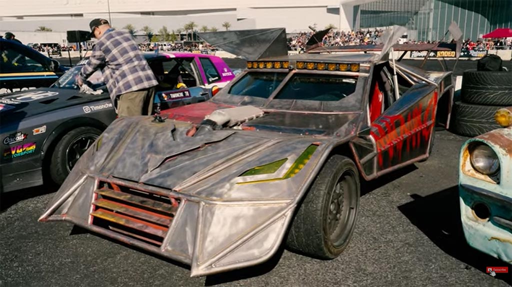 [VIDEO] Man Builds a Mad Max Corvette from Wrecked C7...'We Got Bored One Day.'