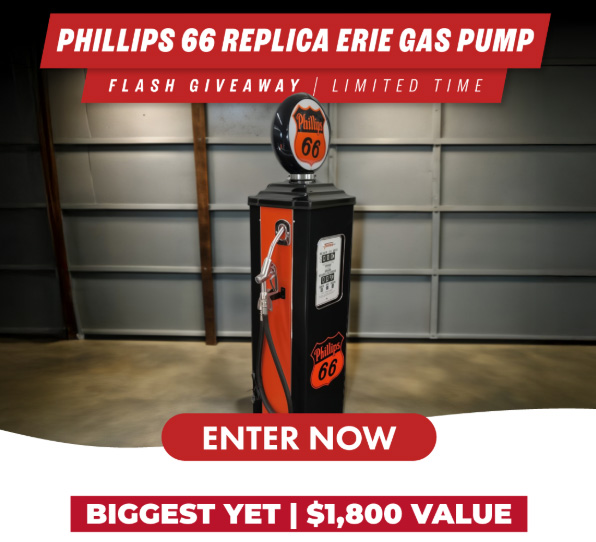 Win a Phillips 66 Replica Gas Pump