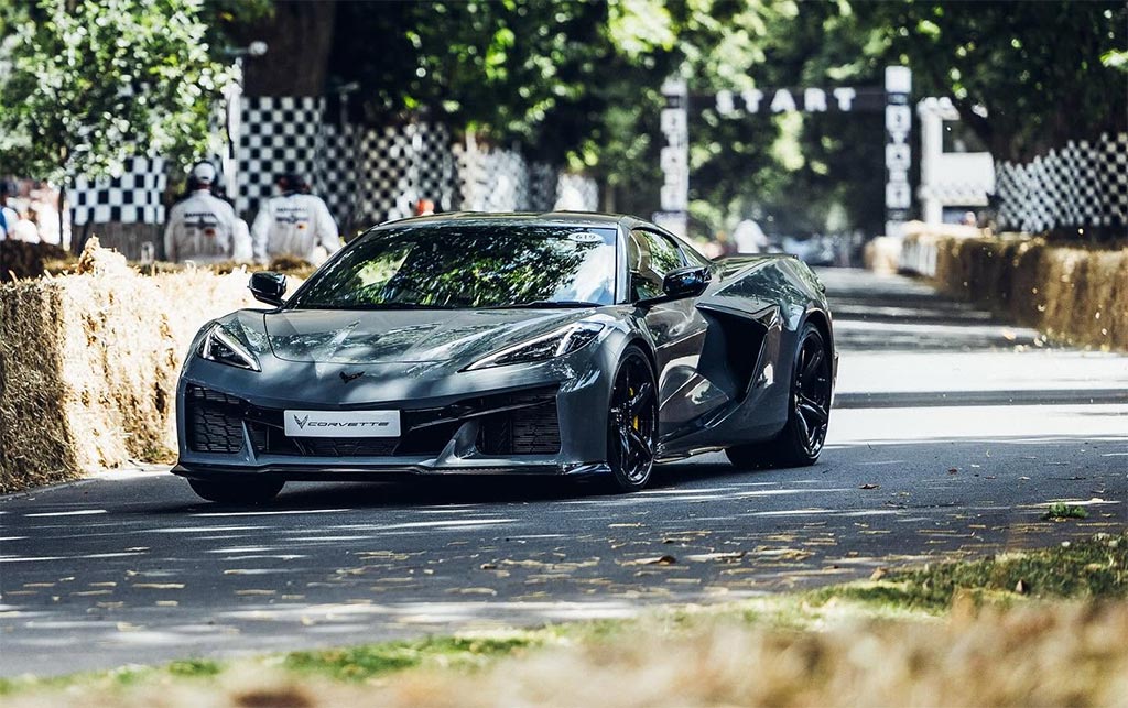 The Corvette E-Ray Makes its Goodwood Festival of Speed Debut and is Now for Sale in the United Kingdom