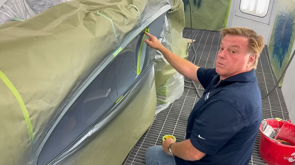 [VIDEO] Chip Foose and Crew Paints the Custom 1962 Corvette Widebody