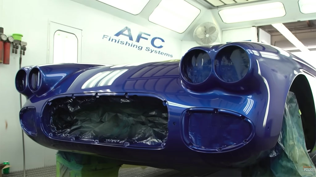 [VIDEO] Chip Foose and Crew Paints the Custom 1962 Corvette Widebody