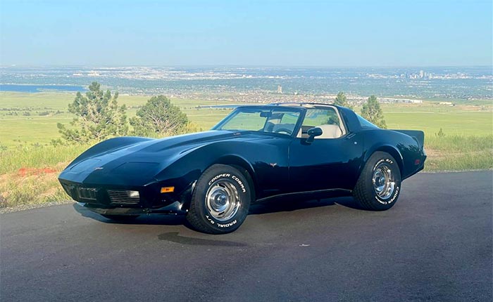 Corvettes for Sale: Black 1979 Corvette with an L82 and 4-Speed Manual Transmission