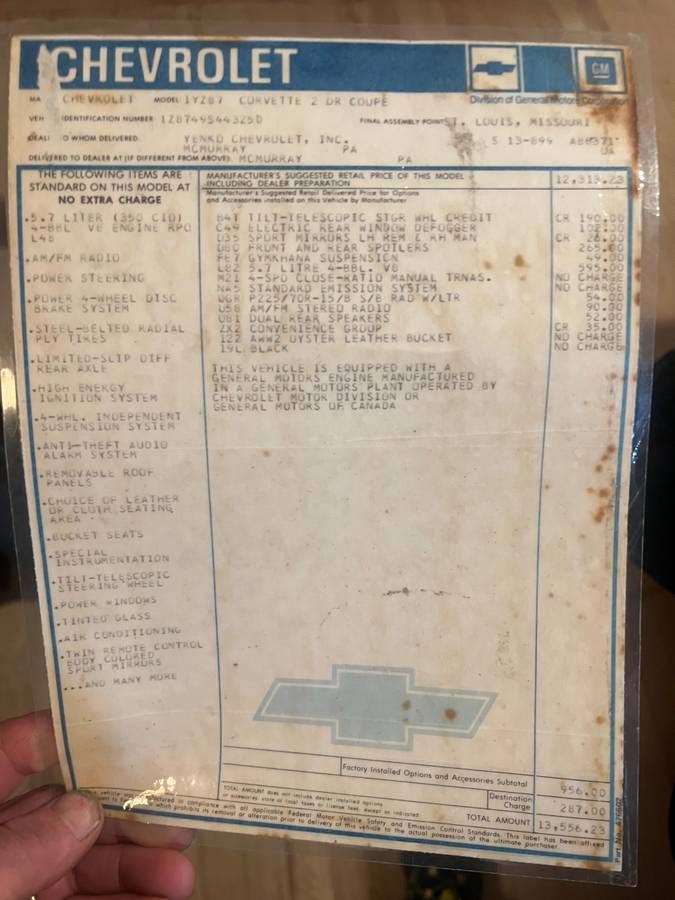 Corvettes for Sale: Black 1979 Corvette with an L82 and 4-Speed Manual Transmission