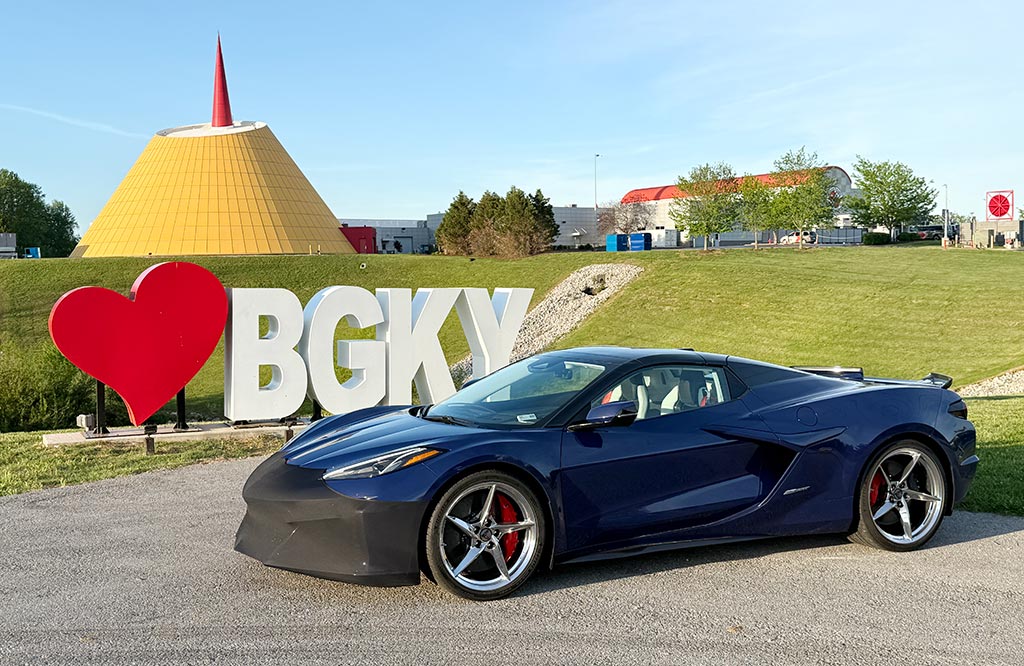 2025 Corvette E-Ray with NoviStretch Front Mask