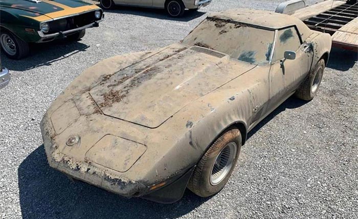 Corvettes for Sale: Dusty 1974 Corvette L82 Offered for $2,900 on Craigslist