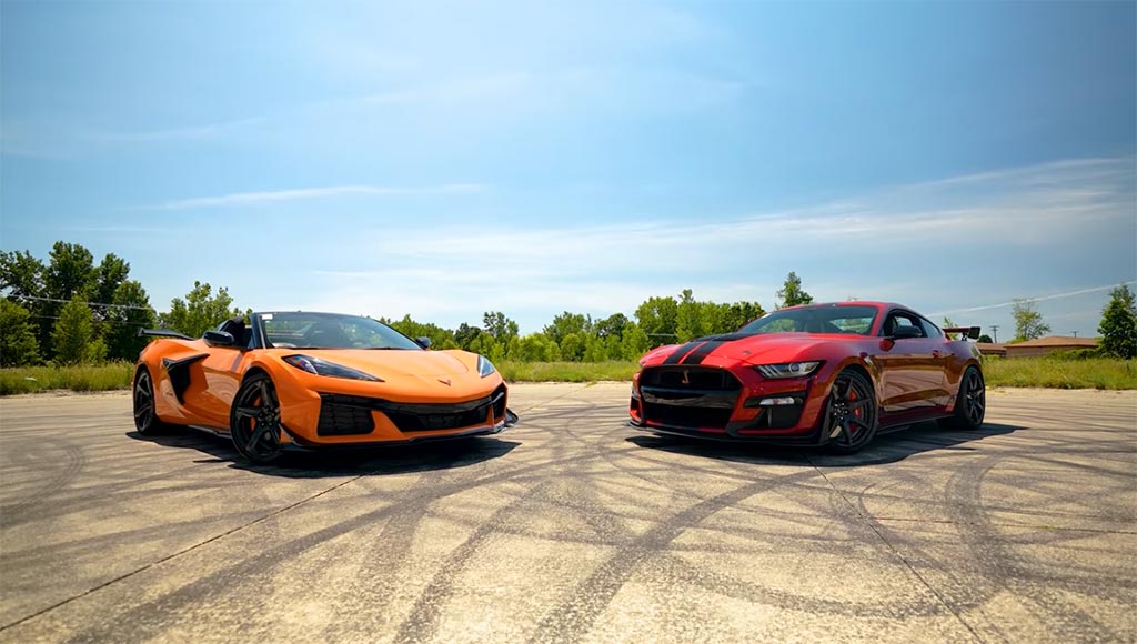 [VIDEO] Shelby GT500 Climbs in the Ring with the C8 Corvette Z06
