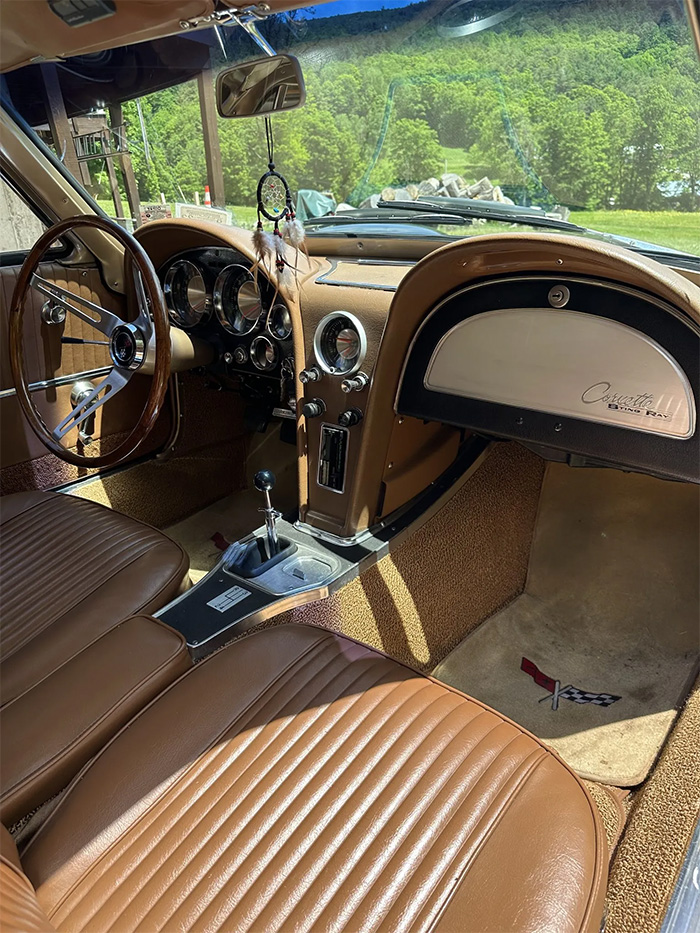 Corvettes for Sale: 383-Powered 1963 Corvette Split-Window Coupe on BaT