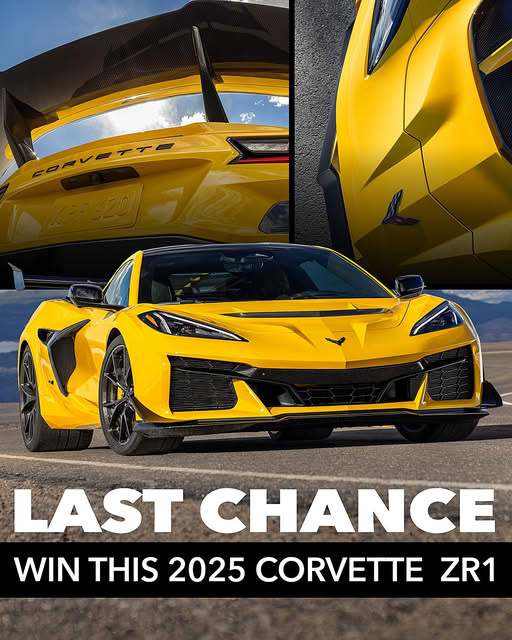 Enter This Corvette ZR1 Giveaway Now!