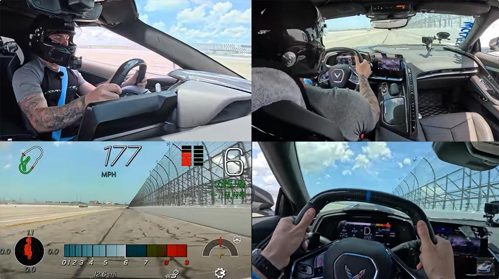 [VIDEO] Wheeler Runs His 2025 Corvette ZR1 on the High Banks of Daytona International Speedway