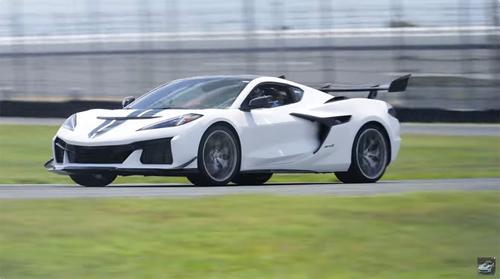 [VIDEO] Wheeler Runs His 2025 Corvette ZR1 on the High Banks of Daytona International Speedway