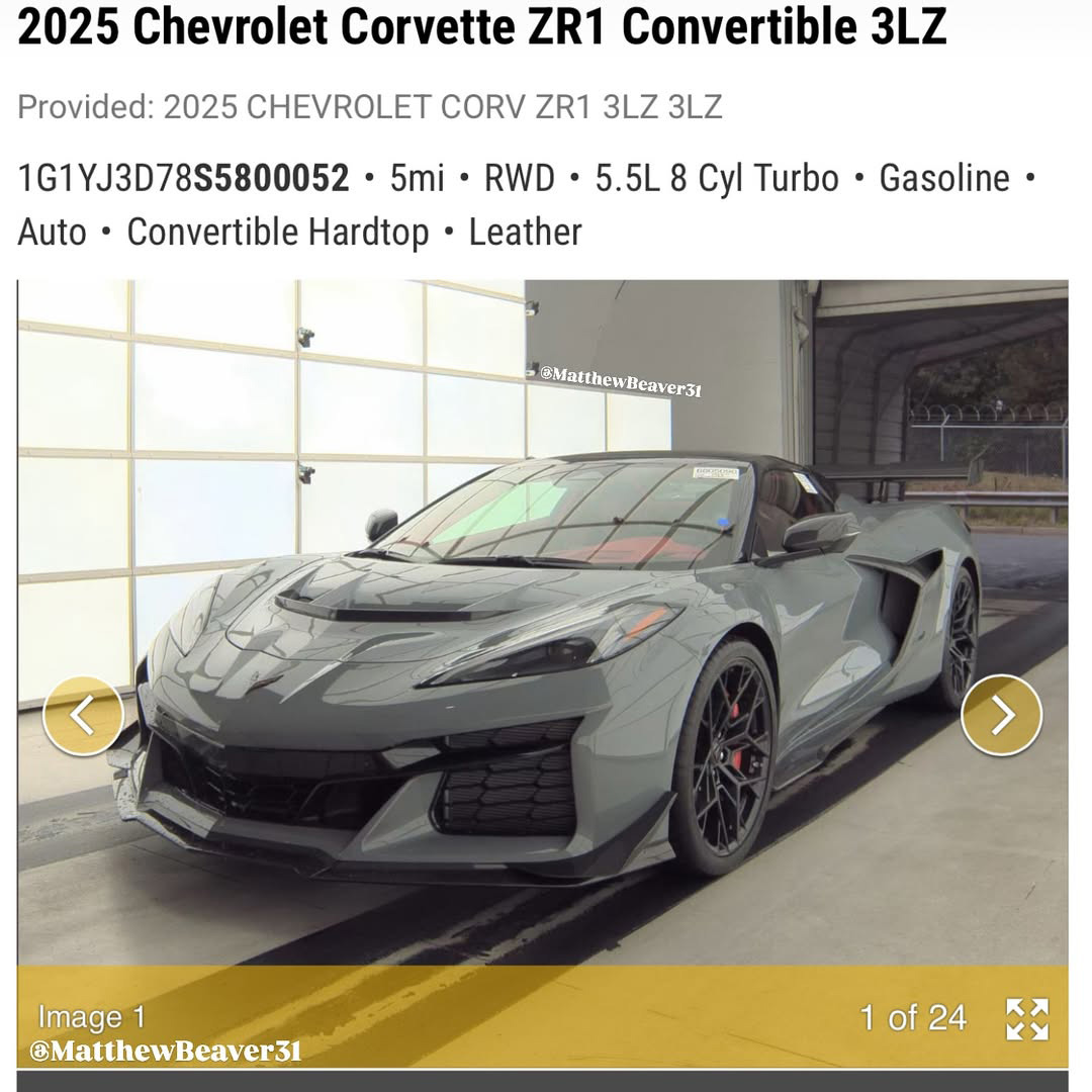 2025 Corvette ZR1