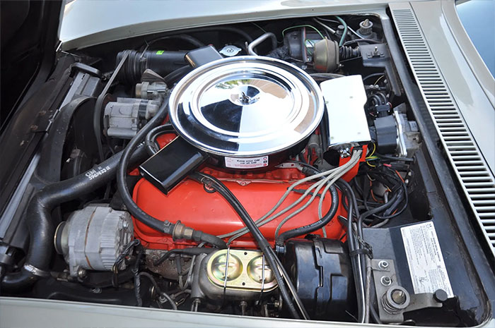 Corvettes for Sale: 1972 Corvette in Rare Pewter with a Blue Interior on BaT