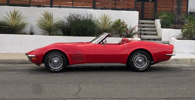 Corvettes for Sale: 1971 Corvette Convertible with LS5 454 V8 on Craigslist