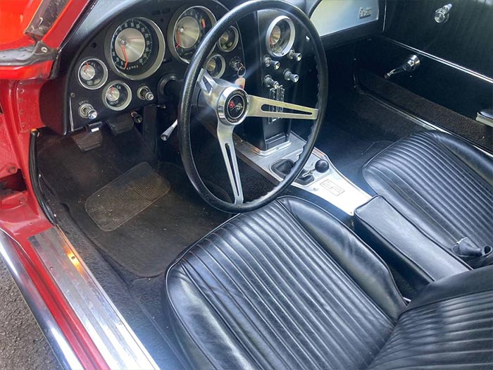 Corvettes for Sale: 42K-Mile Unrestored 1963 Corvette Split Window Offered on Craigslist