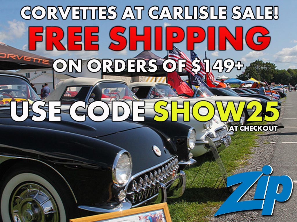 Zip Corvette's Annual Corvettes at Carlisle Sale is Now On!