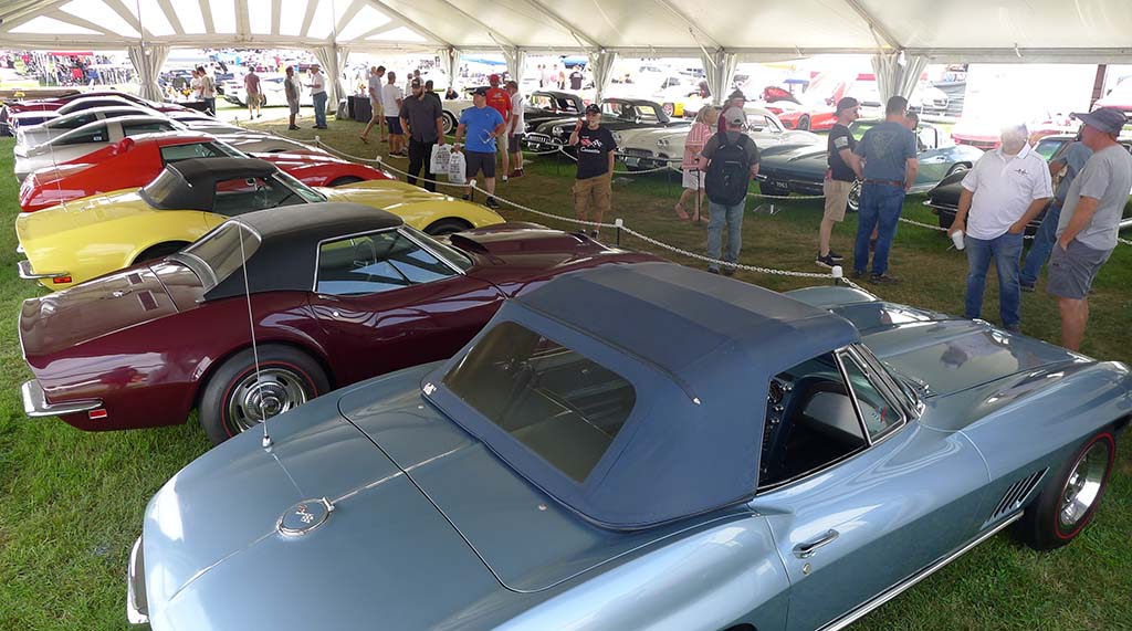 The NCRS Gallery XXIV at Corvettes at Carlisle
