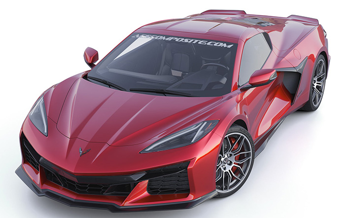 Z07 Front Splitter for C8 Z06/E-Ray