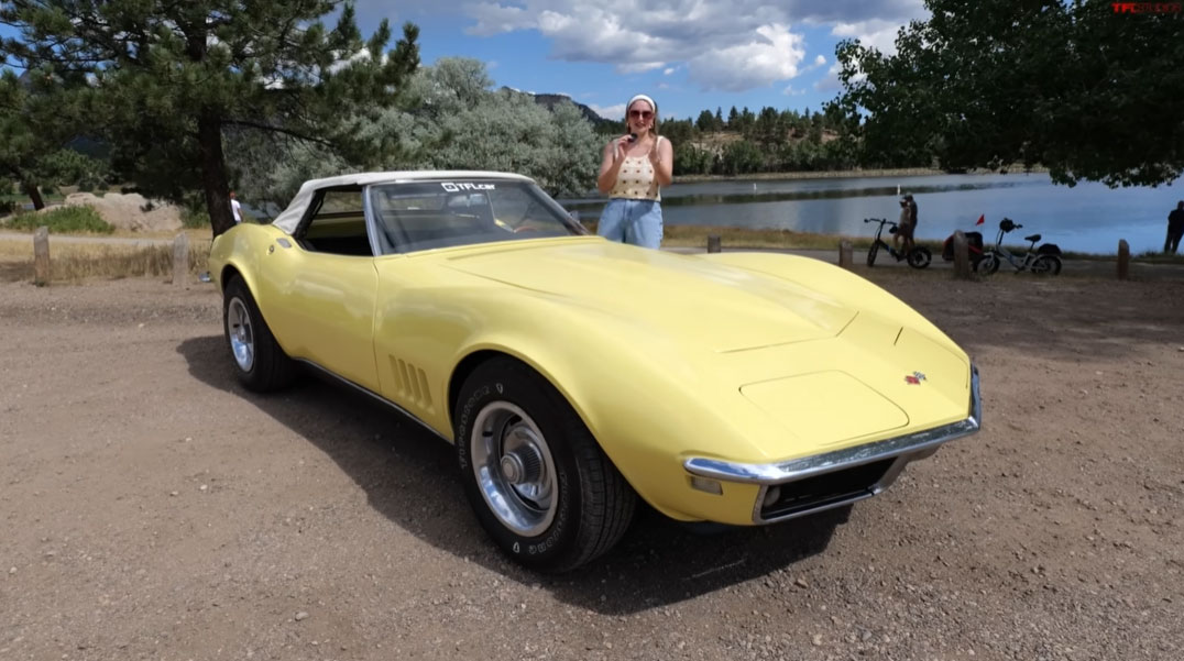[VIDEO] Two Ladies Offer a Road Trip Review in a 1968 Corvette Convertible
