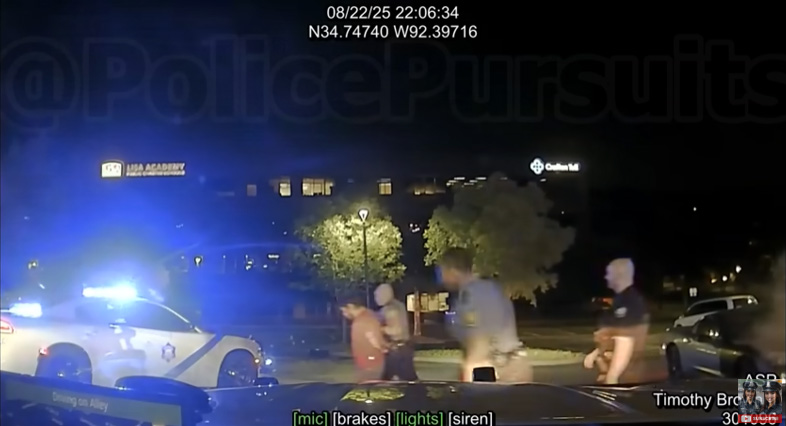 [VIDEO] Arkansas State Police Chases Down a Fleeing C5 Corvette Driver